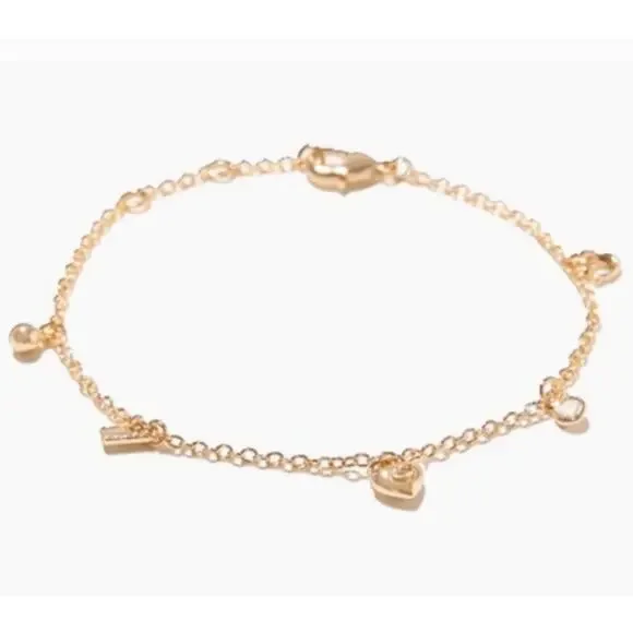 Signature Coach Necklace & Charm Bracelet Set for Spring and Summer Break NWT - Picture 4 of 12